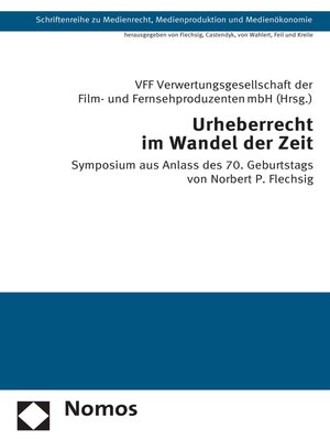 cover image of Urheberrecht im Wandel der Zeit